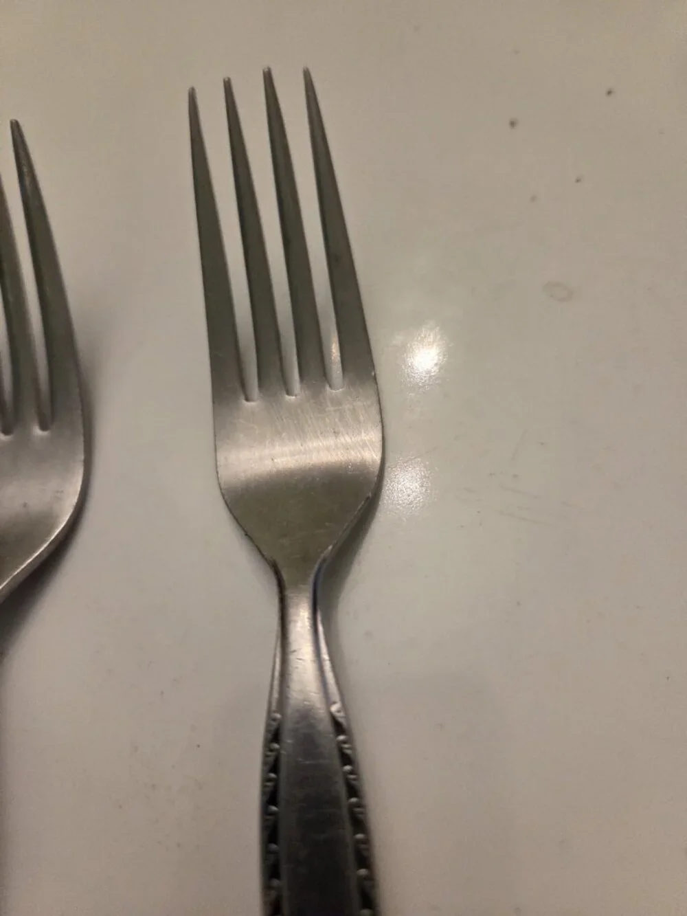 Vintage National Granada Dinner Forks (2) Stainless Steel Japan Set